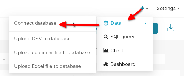 Add a database - Zoomed